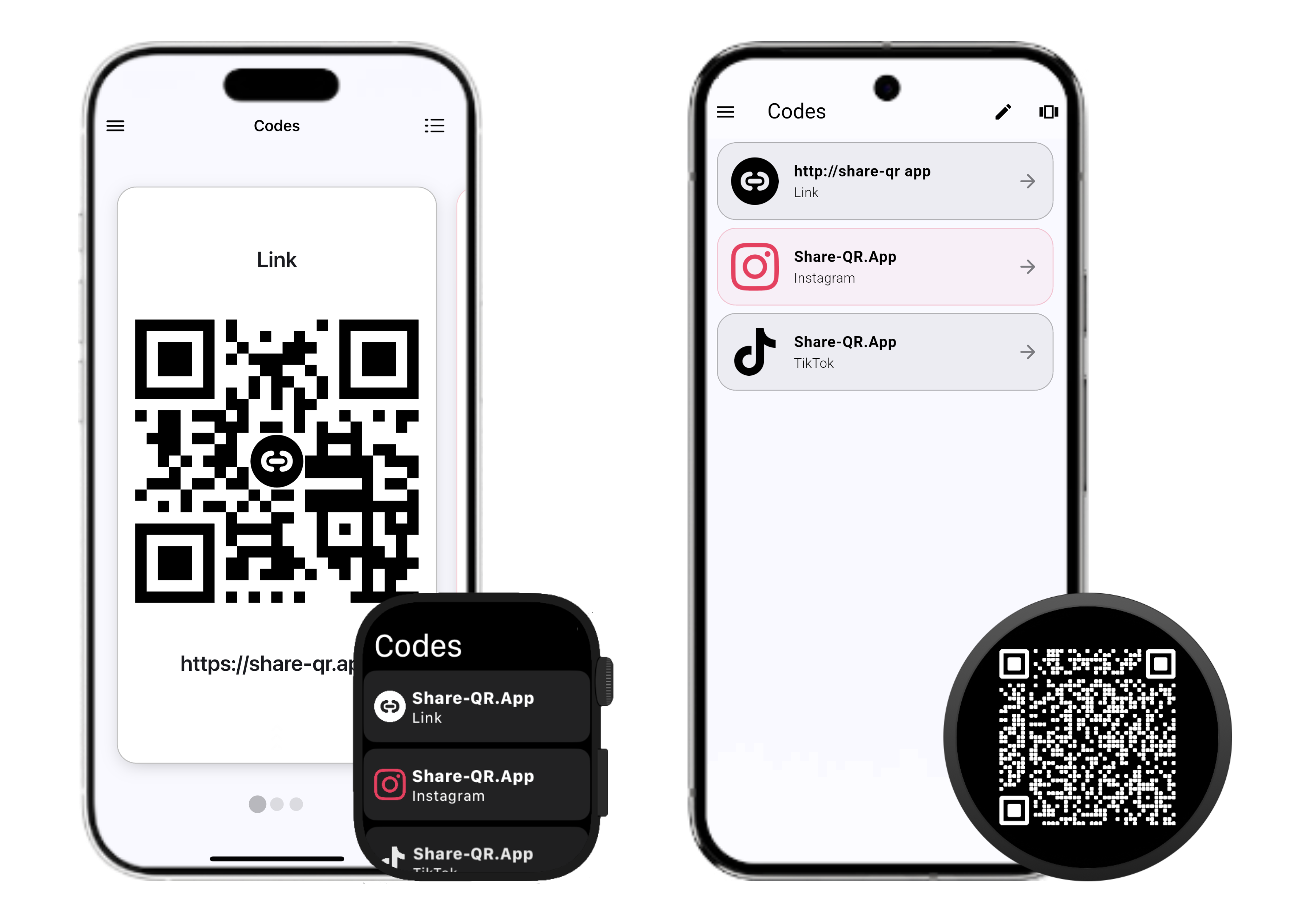 Share-QR.App devices showcase